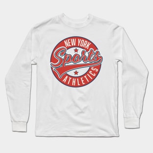 New York Sports Athletic logo Long Sleeve T-Shirt